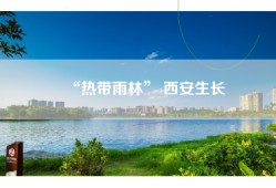 “热带雨林” 西安生长
