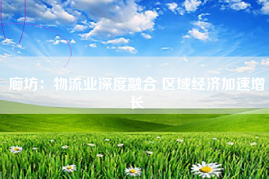廊坊：物流业深度融合 区域经济加速增长